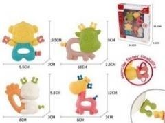 Grzechotka zwierzątko 4szt