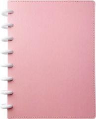 Notatnik A5 z systemem dysków różowy