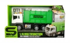 Śmieciarka ze światłem i dźwiękiem