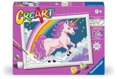 CreArt dla dzieci: Różowy Neon - Jednorożec
