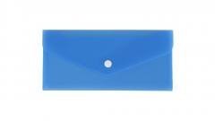 Teczka koperta DL satyna niebieska