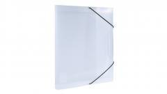 Teczka z gumką A4 PP pudło przezroczysta 2cm