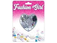 Zestaw koralików Serce 100el