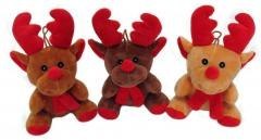 Łoś Renifer świąteczny 15cm MIX
