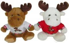 Łoś Renifer świąteczny 20cm MIX
