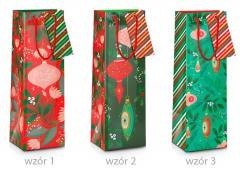 Torba prezentowa Boże Narodzenie B 11x11x36cm MIX