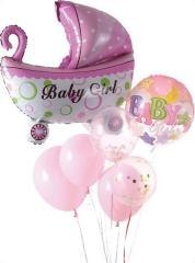Zestaw balonów Girl 9el
