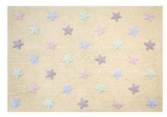 Dywan bawełniany Tricolor Star waniliowy120x160cm