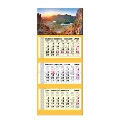 Kalendarz 2026 trójdzielny LUX gł. wypukła Tatry