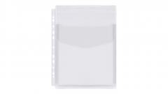 Koszulka A4 poszerzana z klapką 0,18 (10szt)
