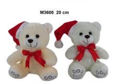 Miś świąteczny 20cm MIX
