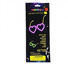 Okulary serca Glow stick