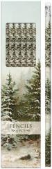 Ołówki ozdobne STPEN43 zimowy las 6szt BN