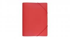 Teczka z gumką szeroka czerwona