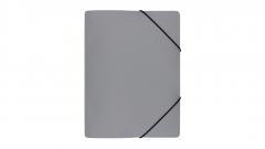 Teczka z gumką szeroka szara