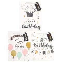 Torba prezentowa Party 18x23x10cm mix STRIGO