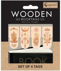 Zakładki drewniane do książki Joga