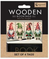 Zakładki drewniane do książki Krasnale