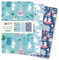 Zestaw 3 notatników MINI Muminki Classics