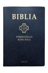 Biblia pierwszego Kościoła granatowa