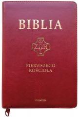 Biblia pierwszego Kościoła z paginat. suwak burgun