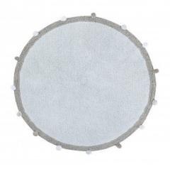 Dywan bawełniany Bubbly Soft Blue 120cm