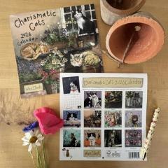 Kalendarz 2026 ścienny Koty