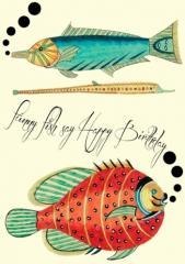 Karnet B6 z kopertą Urodziny Ryby 2