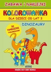 Kolorowanka dla dzieci od lat 3. Dinozaury