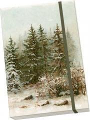 Notatnik ozdobny A5 STNOTE 144 Zimowy las BN