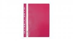 Skoroszyt twardy zawieszany PVC różowy (10szt)