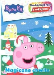 Świnka Peppa. Dodaj kolorów z naklejkami