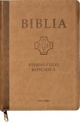 Biblia pierwszego Kościoła z paginat. suwak brąz