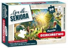 Gra dla Seniora. Puzzle Dzieciństwo