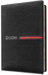 Kalendarz 2026 A5 tygodniowy czarny