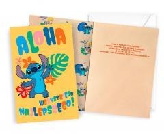 Karnet Urodziny Stitch