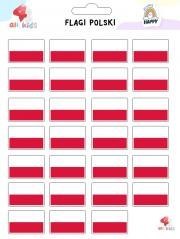 Naklejki dla dzieci Flaga Polski