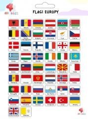 Naklejki dla dzieci Flagi Europy