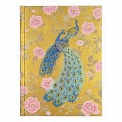 Notatnik szyty Wiktoriański Paw