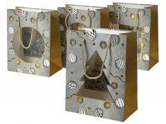 Torebka prezentowa Boże Narodzenie 23x18x9cm MIX