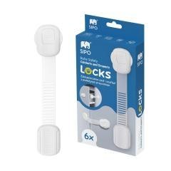 Zabezpieczenia do szaf i szuflad 6szt