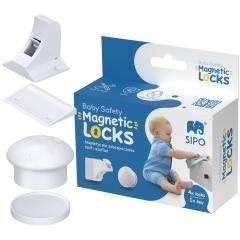 Zabezpieczenia magnetyczne do szaf i szuflad 4szt