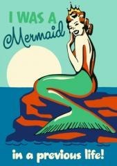 Karnet B6 z kopertą Byłam syreną