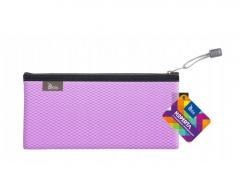 Koperta DL z suwakiem metalowym fioletowa