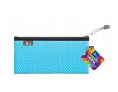 Koperta DL z suwakiem metalowym niebieska