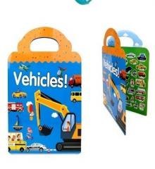 Książeczka z naklejkami wielorazowymi