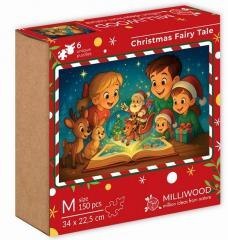 Puzzle drewniane 150 Świateczna Baśń