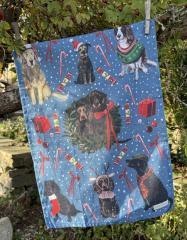 Ręcznik kuchenny Świąteczne psy Święta