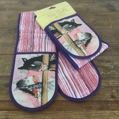 Rękawice kuchenne Konie