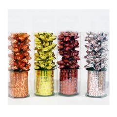 Rozeta 4 szt ze wstążką mix